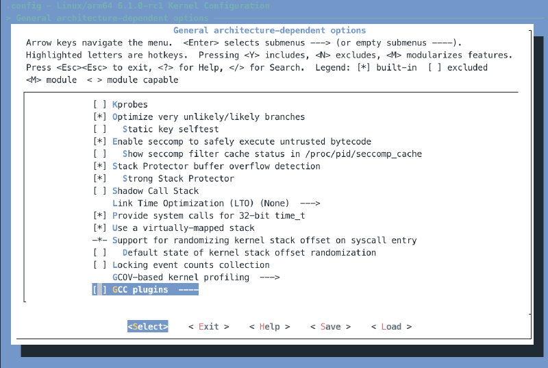 Menuconfig Rust Support
