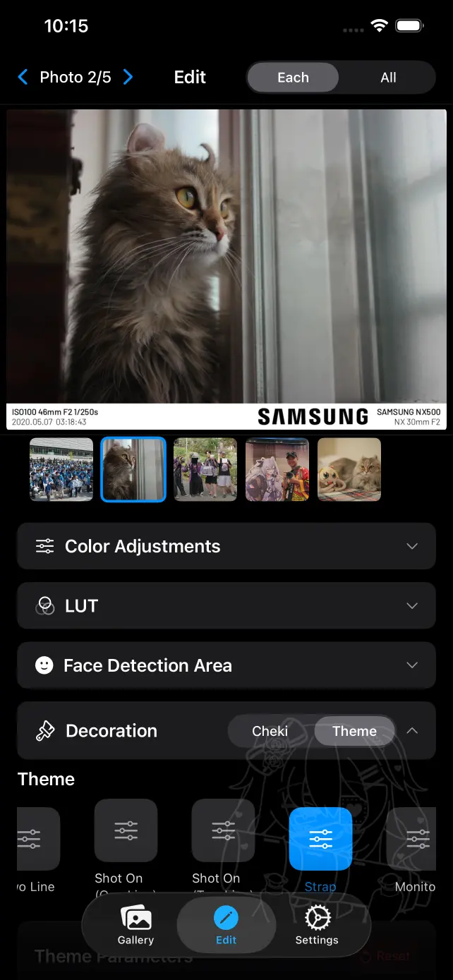 EXIF Editor (iPhone)