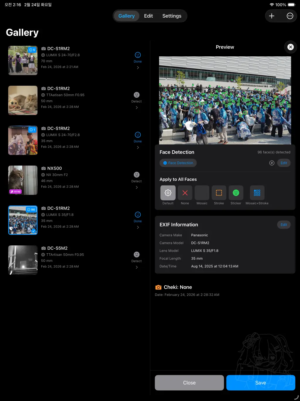Face Detection (iPad)