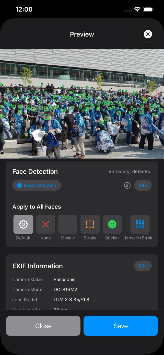 Face Detection (iPhone)